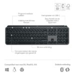 Logitech MX Keys S | Draadloze Muis en Toetsenbordcombo | QWERTY - Afbeelding 19