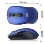 ACT AC5140 | Draadloze Muis | Links- en Rechtshandig | RF | 1600 DPI | Blauw/Zwart - Afbeelding 5