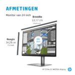 HP Z24n G3 24" | 1920x1200 WUXGA IPS | Edge-Lit LED | 60Hz | Monitor - Afbeelding 8