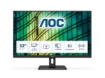 AOC U32E2N 31.5" | 3840x2160 4K VA | 60Hz | Ingebouwde Speakers | VESA-Montage | Frameloos Design | Monitor - Afbeelding 2