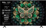 TCL 75C6K | 75" 4K Ultra HD QD-Mini LED Smart TV | Google TV | Dolby Vision | 120Hz (2025)