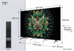 TCL 75C6K | 75" 4K Ultra HD QD-Mini LED Smart TV | Google TV | Dolby Vision | 120Hz (2025) - Afbeelding 6