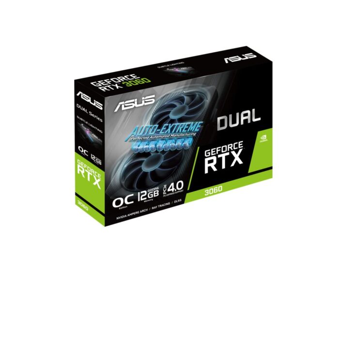 ASUS GeForce RTX 3060 DUAL O12G V2 | 12GB GDDR6 VRAM | Videokaart | GPU | Nvidia - 14 ASUS GeForce RTX 3060 DUAL O12G V2 | 12GB GDDR6 VRAM | Videokaart | GPU | Nvidia - 14