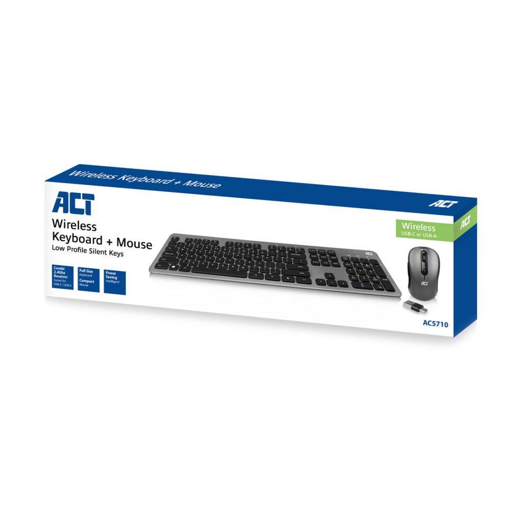 ACT AC5710 | Draadloze Muis en Toetsenbordcombo | QWERTY - 3 ACT AC5710 | Draadloze Muis en Toetsenbordcombo | QWERTY - 3
