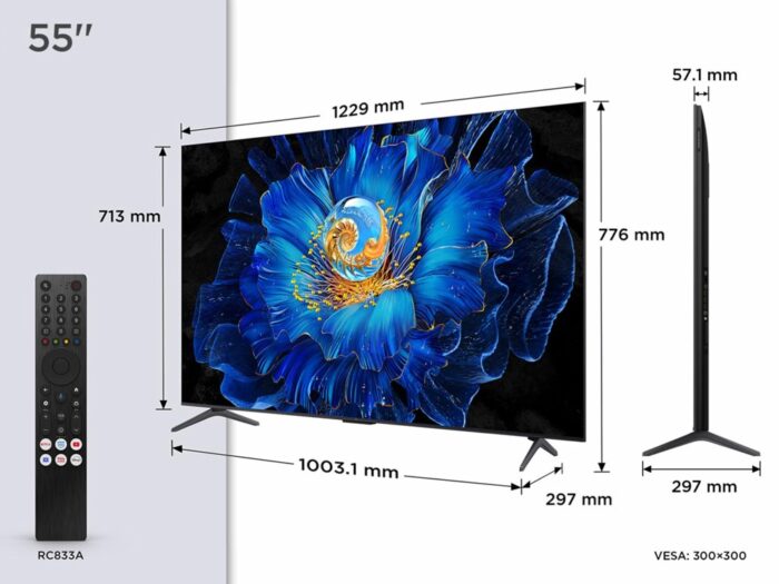 TCL 55C61KS | 55" 4K Ultra HD QD-MiniLED Smart TV | 60Hz | Google TV + Wifi | Dolby Vision | HDMI 2.1 (2025) - 1 TCL 55C61KS | 55" 4K Ultra HD QD-MiniLED Smart TV | 60Hz | Google TV + Wifi | Dolby Vision | HDMI 2.1 (2025) - 1