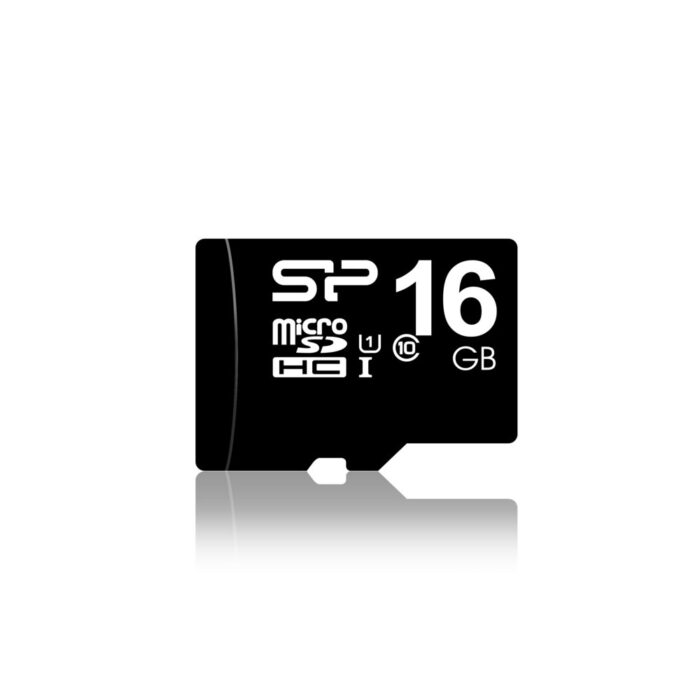 Silicon Power Elite | MicroSDHC | 16GB | Class 10 | UHS-I U1 | Inclusief SD-adapter | Zwart - 0