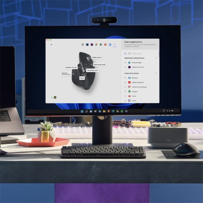 Logitech MX Master 3S | Draadloze Muis | RF-Draadloos + Bluetooth | 8000 DPI | Grafiet - 3 Logitech MX Master 3S | Draadloze Muis | RF-Draadloos + Bluetooth | 8000 DPI | Grafiet - 3