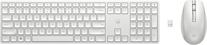 HP 650 Wit | Draadloze Muis en Toetsenbordcombo | QWERTY | Open Box - 0 HP 650 Wit | Draadloze Muis en Toetsenbordcombo | QWERTY | Open Box - 0