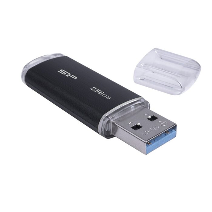 Silicon Power Blaze B02 | 256GB USB-A 3.2 Flash Drive | Zwart - 2 Silicon Power Blaze B02 | 256GB USB-A 3.2 Flash Drive | Zwart - 2
