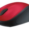 Logitech M235 | Draadloze Muis | Links- en Rechtshandig | RF | 1000 DPI | Rood/Zwart - 1