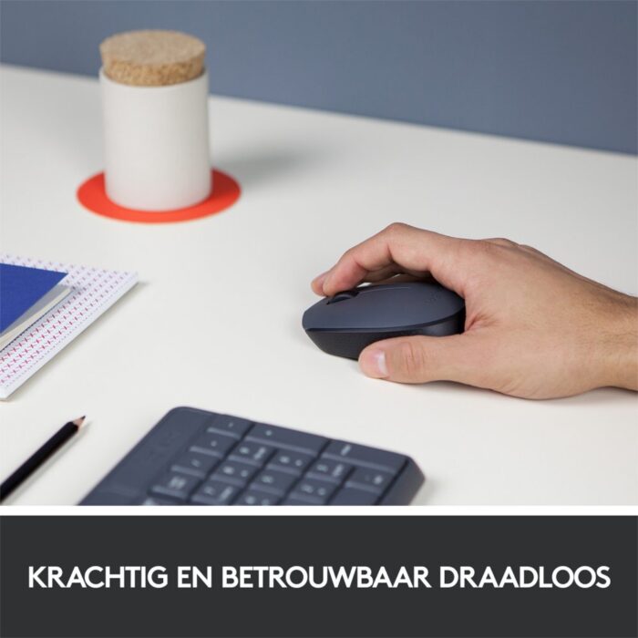 Logitech M170 | Draadloze Muis | Links- en Rechtshandig | RF | 1000 DPI | Grijs - 2 Logitech M170 | Draadloze Muis | Links- en Rechtshandig | RF | 1000 DPI | Grijs - 2