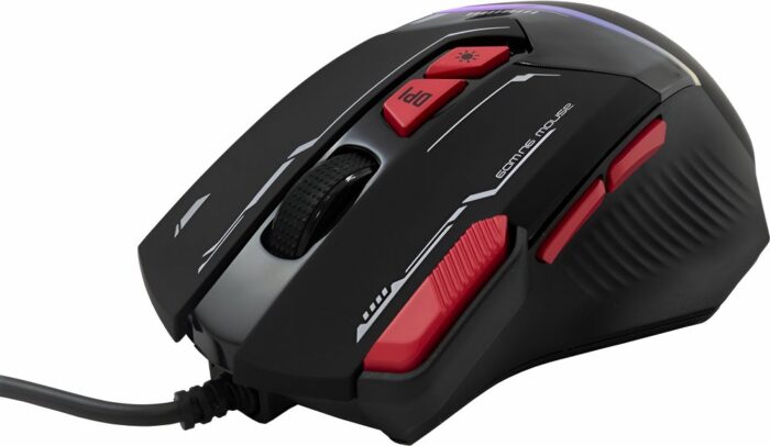 Baracuda MANTA RGB | Bekabelde Gaming Muis | Rechtshandig | USB-A | 12800 DPI | Zwart - 3 Baracuda MANTA RGB | Bekabelde Gaming Muis | Rechtshandig | USB-A | 12800 DPI | Zwart - 3