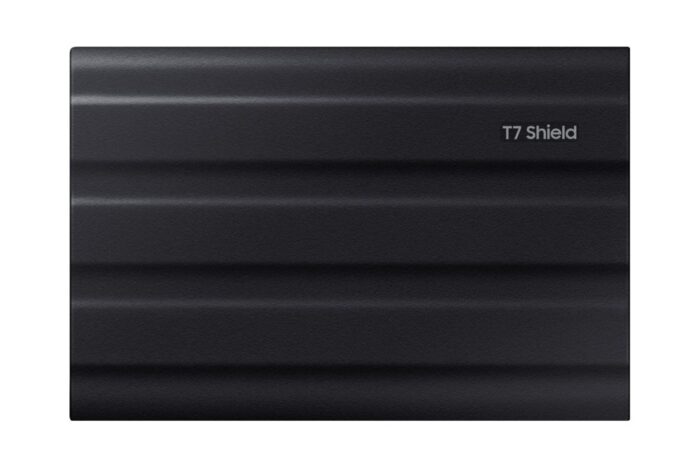 Samsung T7 Shield | Externe SSD | 2TB | USB 3.2 Gen2 | 1.050MB/s Lezen | 1.000MB/s Schrijven | Zwart Samsung T7 Shield | Externe SSD | 2TB | USB 3.2 Gen2 | 1.050MB/s Lezen | 1.000MB/s Schrijven | Zwart