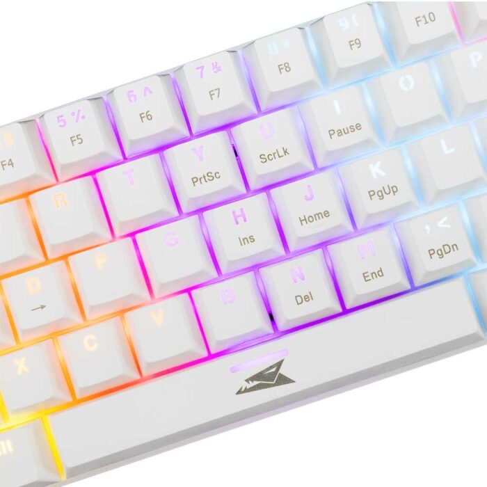 Baracuda DOLPHIN RGB 60% | Bedraad Gaming Toetsenbord | Red Switches | Anti-Ghosting | QWERTY | Wit - 1 Baracuda DOLPHIN RGB 60% | Bedraad Gaming Toetsenbord | Red Switches | Anti-Ghosting | QWERTY | Wit - 1