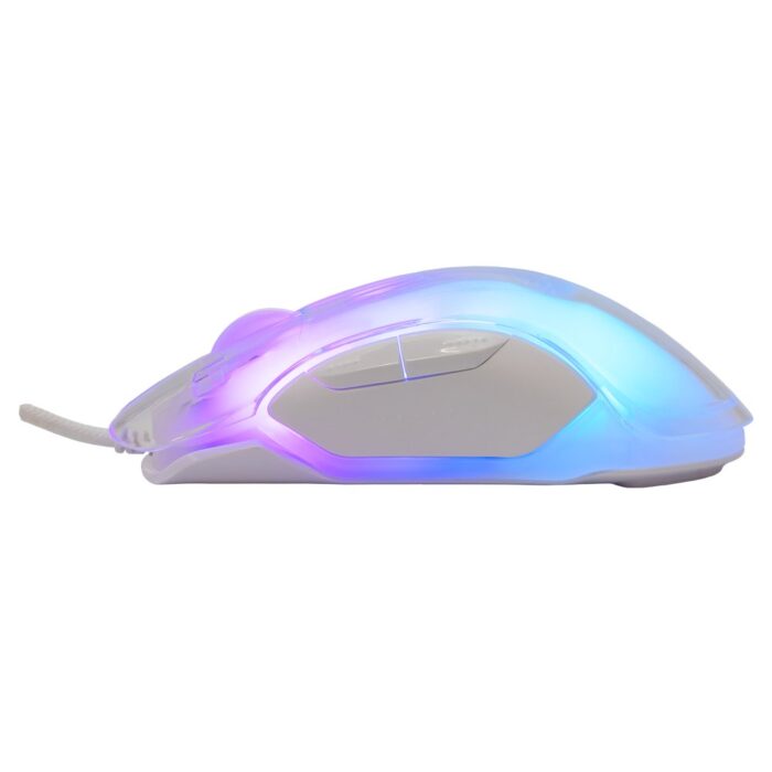 White Shark Mordred-W | Gaming Muis | 825 Chipset | RGB Verlichting | 12.800 DPI | Wit - 3 White Shark Mordred-W | Gaming Muis | 825 Chipset | RGB Verlichting | 12.800 DPI | Wit - 3