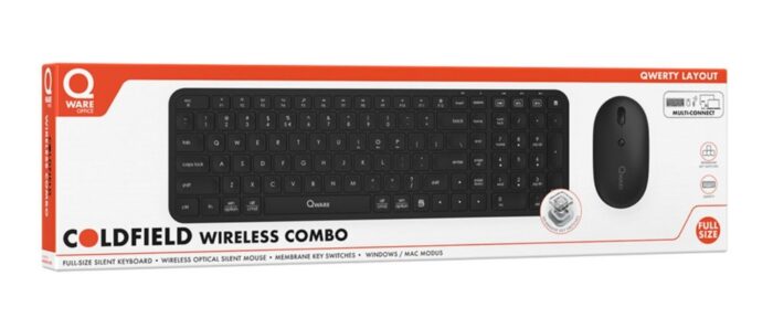 QWARE Draadloze Muis en Toetsenbordcombo QWERTY - 5 QWARE Draadloze Muis en Toetsenbordcombo QWERTY - 5