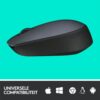 Logitech M170 | Draadloze Muis | Links- en Rechtshandig | RF | 1000 DPI | Grijs - 4