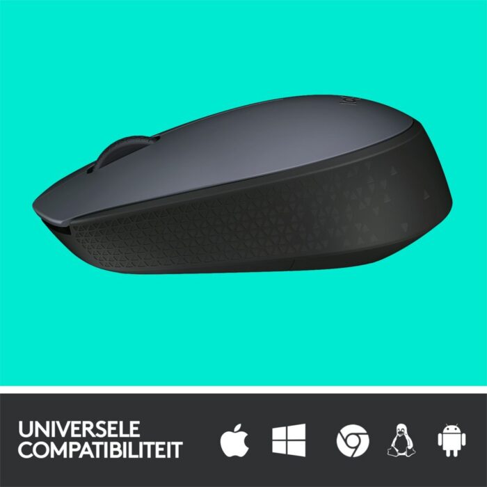 Logitech M170 | Draadloze Muis | Links- en Rechtshandig | RF | 1000 DPI | Grijs - 4 Logitech M170 | Draadloze Muis | Links- en Rechtshandig | RF | 1000 DPI | Grijs - 4