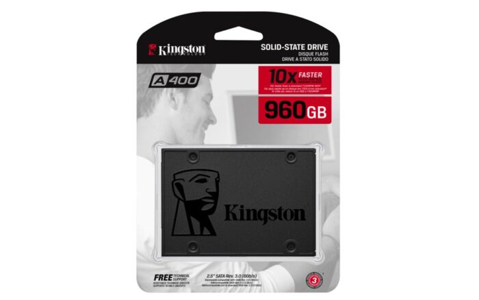 Kingston A400 | 960GB SATA SSD | 2.5'' | 500MB/s Lezen | 450MB/s Schrijven - 2 Kingston A400 | 960GB SATA SSD | 2.5'' | 500MB/s Lezen | 450MB/s Schrijven - 2