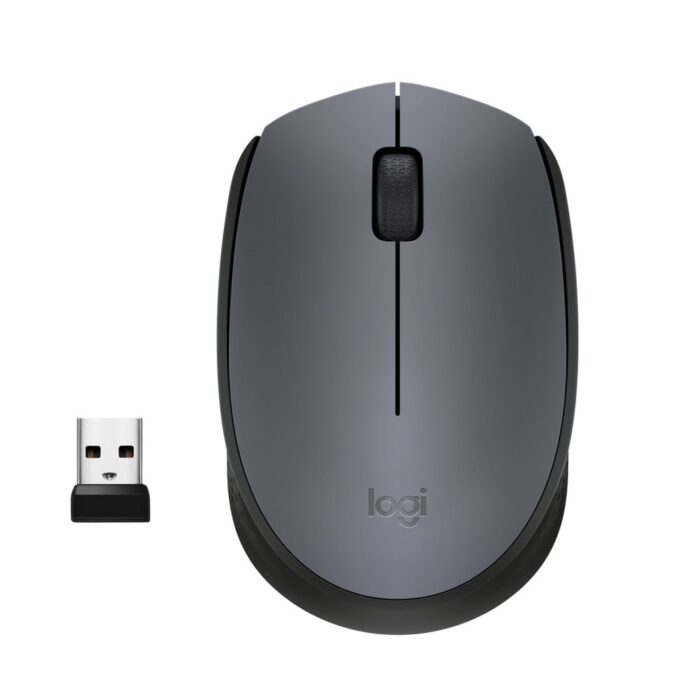 Logitech M170 | Draadloze Muis | Links- en Rechtshandig | RF | 1000 DPI | Grijs - 1 Logitech M170 | Draadloze Muis | Links- en Rechtshandig | RF | 1000 DPI | Grijs - 1