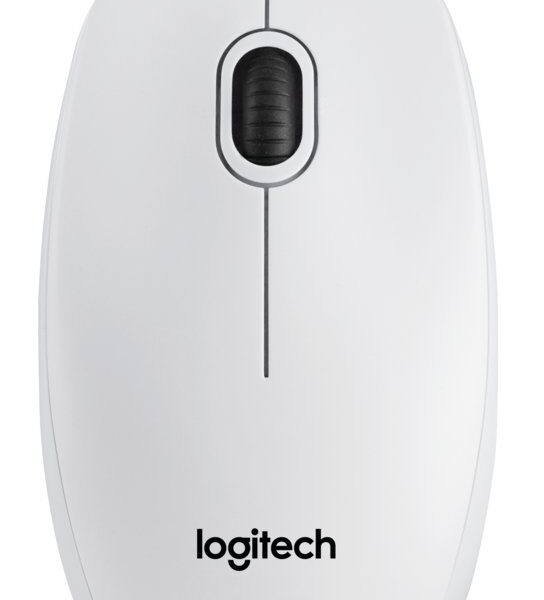 Logitech B100 | Bekabelde Muis | Links- en Rechtshandig | USB-A | 800 DPI | Wit