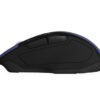 Qware Glasgow | Draadloze Muis | Rechtshandig | RF + Bluetooth | 1600 DPI | Blauw/Zwart - 2
