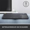 Logitech K400 | Draadloos Toetsenbord met Touchpad | QWERTY - 7