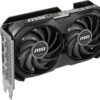 MSI GeForce RTX 4060 Ti VENTUS 2X BLACK OC | 8GB GDDR6 VRAM | Videokaart | GPU | Nvidia - 5