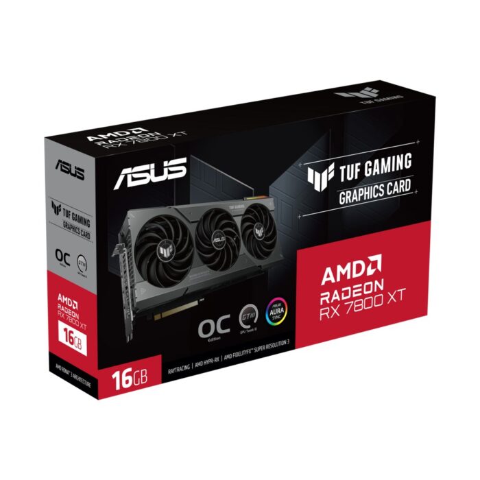 ASUS TUF Gaming Radeon RX 7800 XT OC Edition | 16GB GDDR6 VRAM | Videokaart | GPU | AMD - 14 ASUS TUF Gaming Radeon RX 7800 XT OC Edition | 16GB GDDR6 VRAM | Videokaart | GPU | AMD - 14