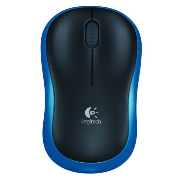 Logitech M185 | Draadloze Muis | Links- en Rechtshandig | RF | 1000 DPI | Zwart/Blauw