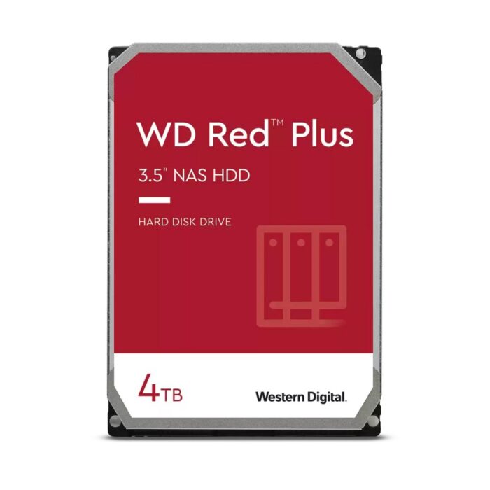 Western Digital Red Plus NAS HDD 3.5" | 4TB SATA III | 540RPM - 0