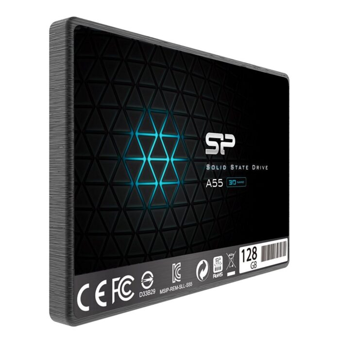 Silicon Power A55 | 128GB SATA SSD | 2.5'' | 460MB/s Lezen | 360MB/s Schrijven - 1 Silicon Power A55 | 128GB SATA SSD | 2.5'' | 460MB/s Lezen | 360MB/s Schrijven - 1