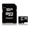 Silicon Power Elite | MicroSDHC | 16GB | Class 10 | UHS-I U1 | Inclusief SD-adapter | Zwart - 1