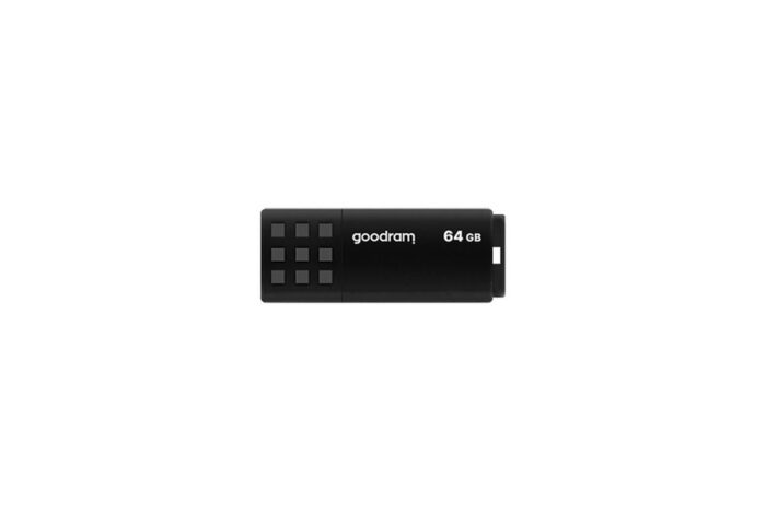 Goodram UME3 | 64GB USB-A 3.2 Flash Drive | Zwart - 0 Goodram UME3 | 64GB USB-A 3.2 Flash Drive | Zwart - 0