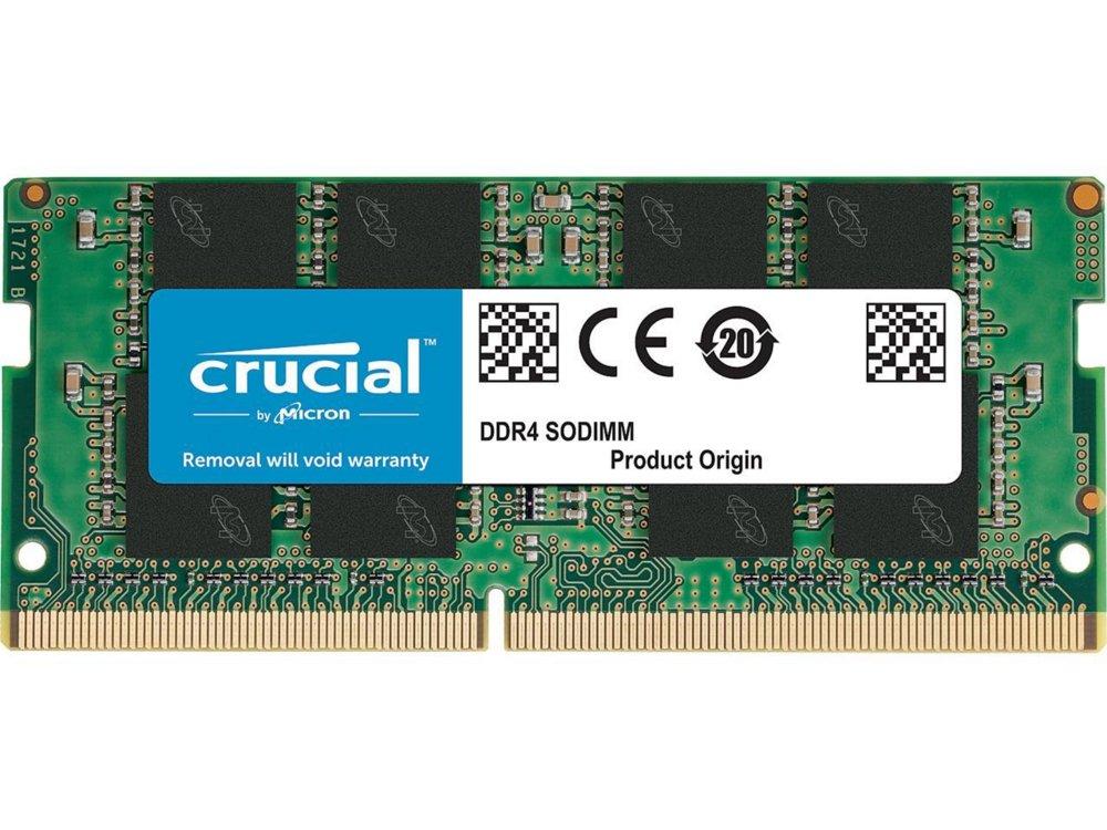 Crucial | 1x16GB DDR4 | 3200MHz | SODIMM | CL22 | Geheugenmodule | RAM - 0 Crucial | 1x16GB DDR4 | 3200MHz | SODIMM | CL22 | Geheugenmodule | RAM - 0