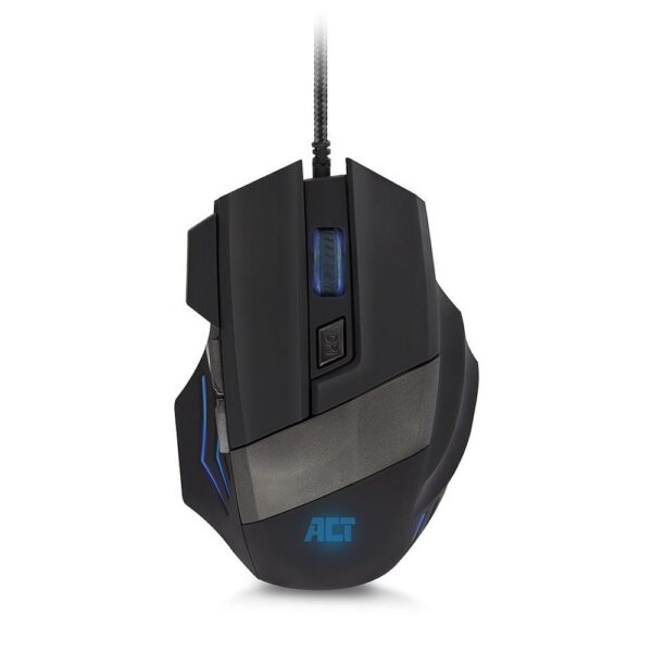 ACT AC5000 | Bedrade Gaming Muis | Rechtshandig | USB-A | 3200 DPI | Zwart