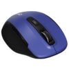 Qware Glasgow | Draadloze Muis | Rechtshandig | RF + Bluetooth | 1600 DPI | Blauw/Zwart - 4