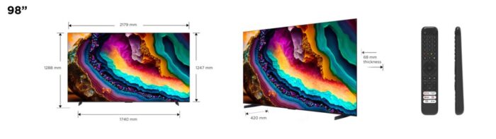 TCL 98P749 | 98'' Ultra HD 4K | LED Smart TV | Wifi | Google TV | HDR10+ | 144Hz - 1 TCL 98P749 | 98'' Ultra HD 4K | LED Smart TV | Wifi | Google TV | HDR10+ | 144Hz - 1