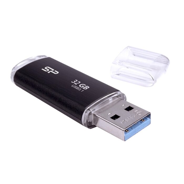 Silicon Power Blaze B02 | 32GB USB-A 3.2 Flash Drive | Zwart - 4 Silicon Power Blaze B02 | 32GB USB-A 3.2 Flash Drive | Zwart - 4