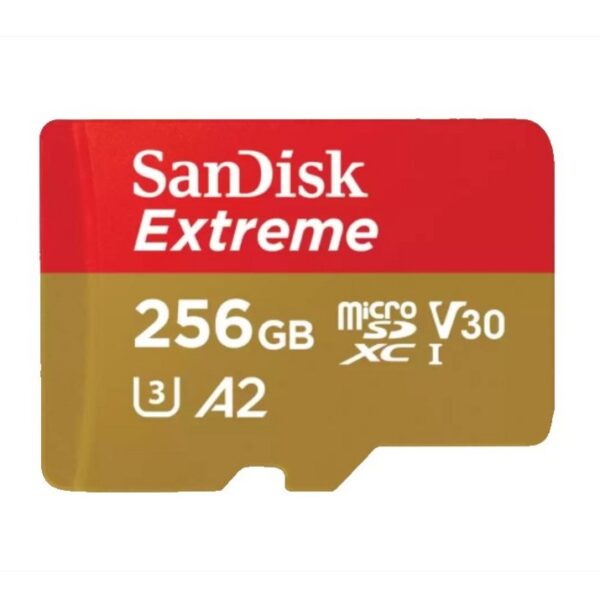 SanDisk Extreme | MicroSDXC | 256GB | Class 10 | UHS-I U3