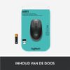 Logitech M190 | Draadloze Muis | Links- en Rechtshandig | RF | 1000 DPI | Grijs - 8
