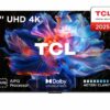 TCL 65V6C | 65" 4K Ultra HD DLED Smart TV | Google TV | Dolby Vision | 60Hz (2025) - 0