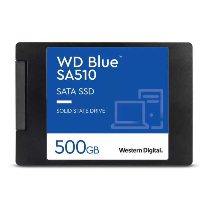 Western Digital Blue SA510 | 500GB SATA SSD | 2.5'' | 560MB/s Lezen | 510MB/s Schrijven - 0