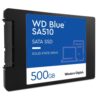 Western Digital Blue SA510 | 500GB SATA SSD | 2.5'' | 560MB/s Lezen | 510MB/s Schrijven - 2