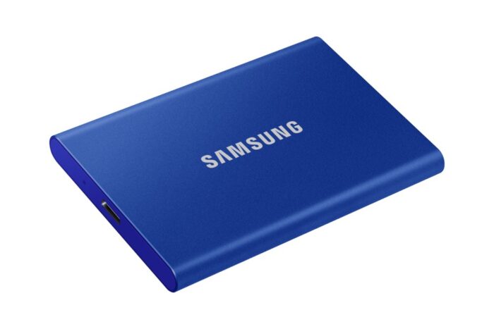 Samsung T7 | Externe SSD | 2TB | USB 3.2 Gen2 | 1.050MB/s Lezen | 1.000MB/s Schrijven | Blauw - 4 Samsung T7 | Externe SSD | 2TB | USB 3.2 Gen2 | 1.050MB/s Lezen | 1.000MB/s Schrijven | Blauw - 4