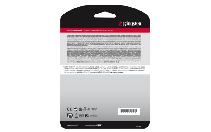 Kingston A400 | 960GB SATA SSD | 2.5'' | 500MB/s Lezen | 450MB/s Schrijven - 3 Kingston A400 | 960GB SATA SSD | 2.5'' | 500MB/s Lezen | 450MB/s Schrijven - 3