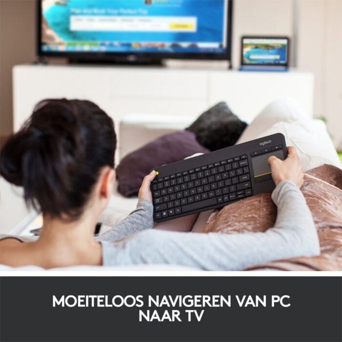 Logitech K400 | Draadloos Toetsenbord met Touchpad | QWERTY - 2 Logitech K400 | Draadloos Toetsenbord met Touchpad | QWERTY - 2