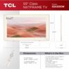 TCL NXTFRAME 55A300W | 55" 4K Ultra HD QLED Smart TV | Google TV | Dolby Vision | 120Hz | Slim Design - 3