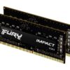 Kingston Fury Impact | 32GB 2x16GB DDR4 | 3200MHz | SODIMM | CL20 | Geheugenmodule | RAM - 0