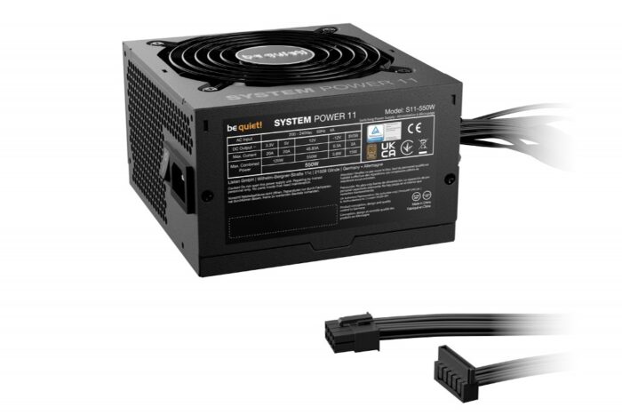 be quiet! System Power 11 550W | 550 Watt Bronze ATX PSU | Niet Modulair | Power Supply | Voeding - 1 be quiet! System Power 11 550W | 550 Watt Bronze ATX PSU | Niet Modulair | Power Supply | Voeding - 1